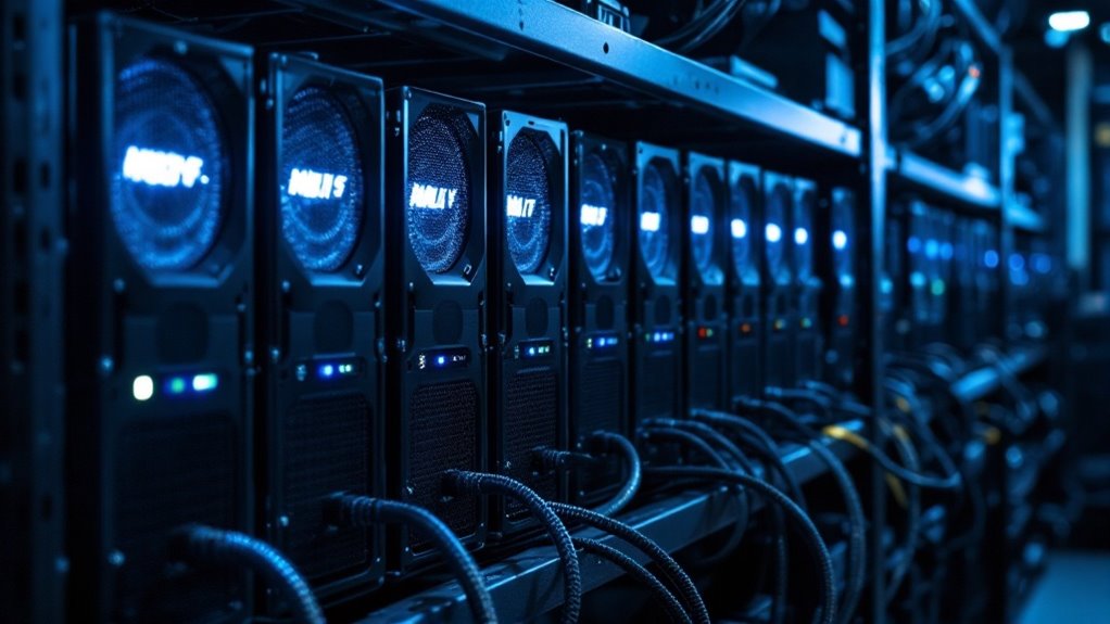 Illustration of essential crypto mining hardware
