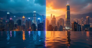 bitcoin dips hang seng rises