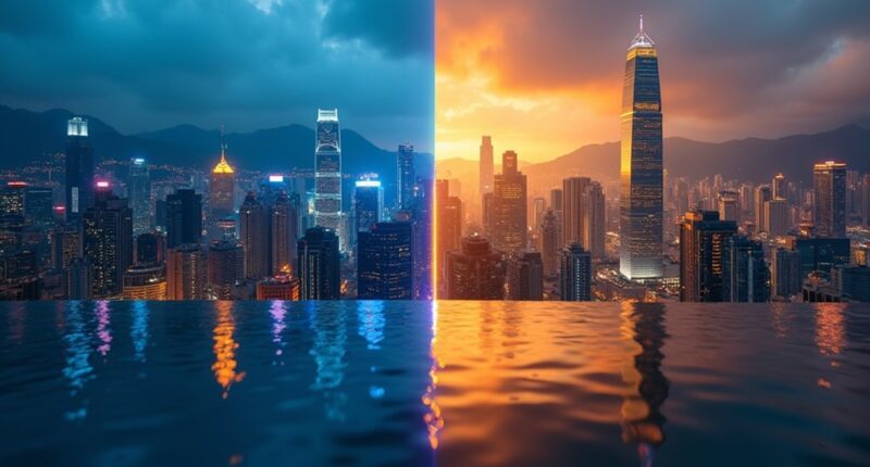 bitcoin dips hang seng rises