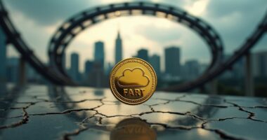 fartcoin drops below dollar