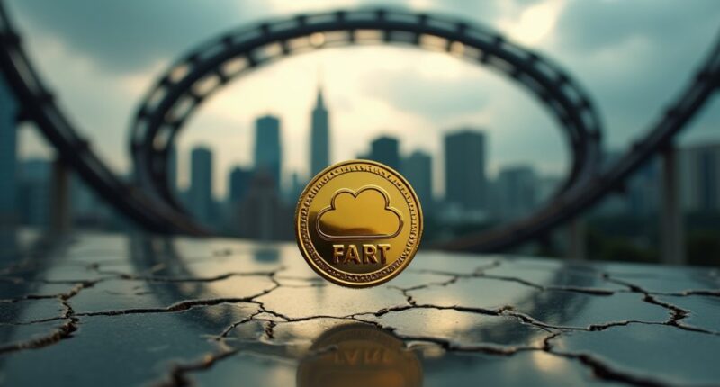 fartcoin drops below dollar