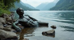 statue rebuilt after vandalism