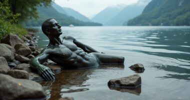 statue rebuilt after vandalism