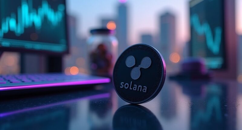 solana etf nears xrp245m